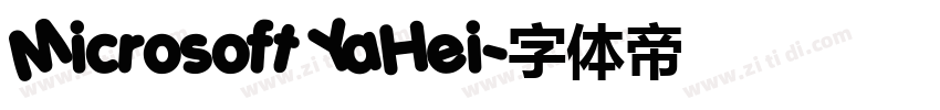 Microsoft YaHei字体转换